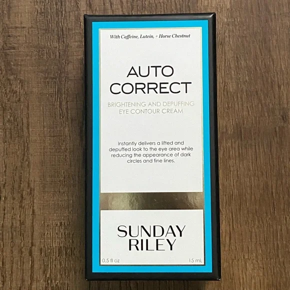BNIB Sunday Riley Auto Correct Brightening Eye Cream